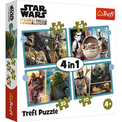 Star Wars 4-in-1 puzzel - Mandalorian