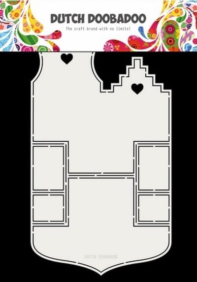 Dutch Doobadoo Fold card art Small houses A4 470.713.701