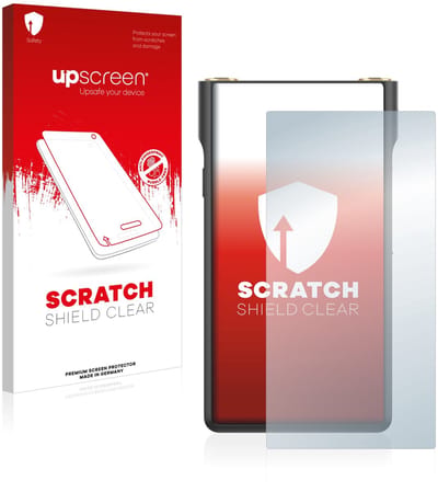 upscreen - Screenprotector voor Sony Walkman NW-WM1AM2 - Folie Beschermfolie transparant