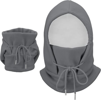 Winter Balaclava Hoed voor Gezichtsbedekking - Verstelbare en Winddichte Ski Masker voor Mannen en Vrouwen - Ideaal voor Buitenactiviteiten zoals Hardlopen, Skiën en Fietsen
