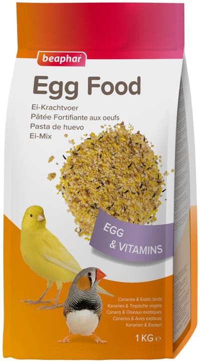 Beaphar Ei-krachtvoer Kanaries & Tropische Vogels - 5 x 1 kg - Voordeelverpakking