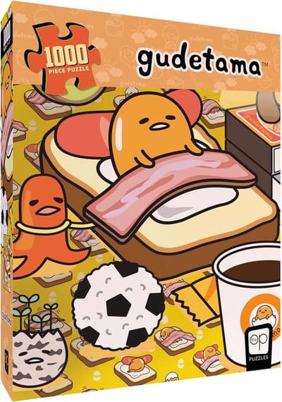 Gudetama: Work From Bed Puzzel - Legpuzzel 1000 Stukjes - Sanrio - USAopoly