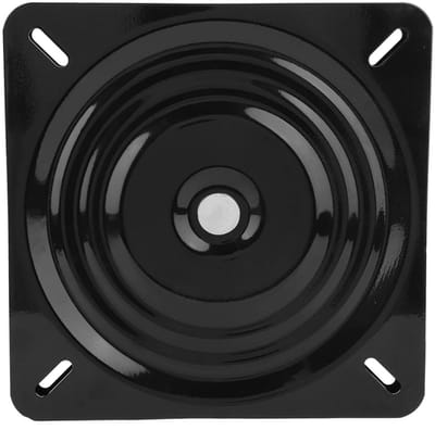Dailygoods- Draaivoetplaat 10" - Universele Vierkante Draaivoetplaat - Vervangende Zitting - Draaibare Basis - Barkruk Draaibaar - Geschikt voor Barkrukken
