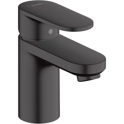 hansgrohe Vernis Blend - Wastafelmengkraan - Ééngreeps bediening - CoolStart energiebesparend - Met trekwaste - 70mm maat - Mat Zwart