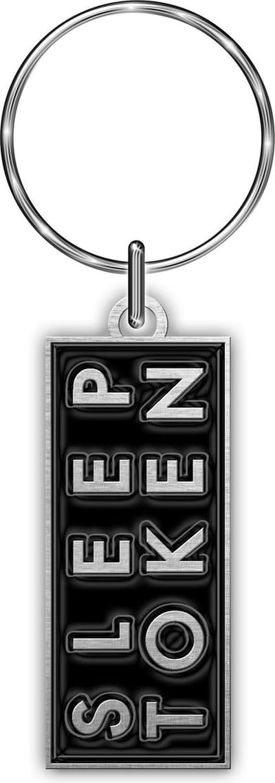 Sleep Token Logo Sleutelhanger zwart-zilverkleurig Zink - Band merch, Bands