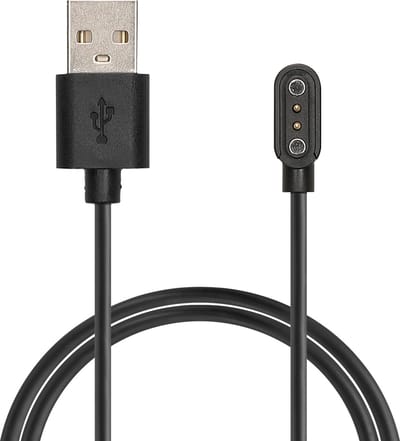kwmobile USB-oplaadkabel geschikt voor CMF by Nothing Watch Pro (D395) kabel - Laadkabel voor smartwatch - in zwart
