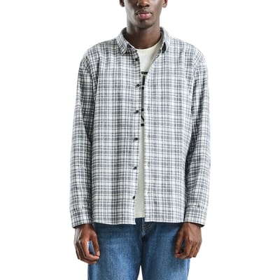 s.Oliver -qs Shirts Grey/black Maat: S | Casual Overhemden Outlet | Heren | Zwart