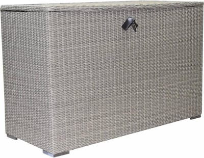 Kussenbox groot 167x70xH106 cm grijs