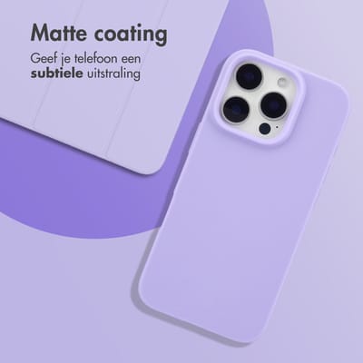 imoshion Hoesje - Geschikt voor Apple iPhone 16 Pro - Color Backcover - Tropical Violet