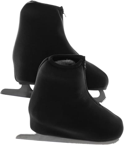 Schaatshoezen - Rolschaatshoezen - Schaatsen Beschermen - Elastische Rits - M L XL XXL - Zwart