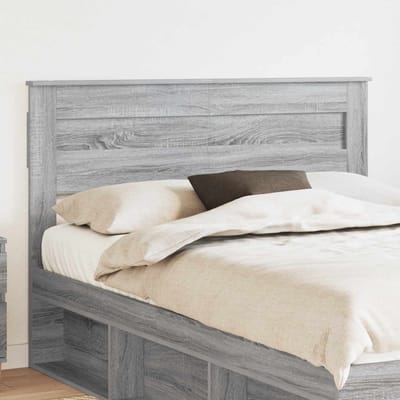 vidaXL Hoofdbord Grijs Sonoma Bewerkt hout