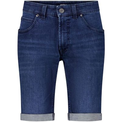 Gardeur Bermuda John Soft Touch Comfort Stretch Dark Stone Blue Used / male