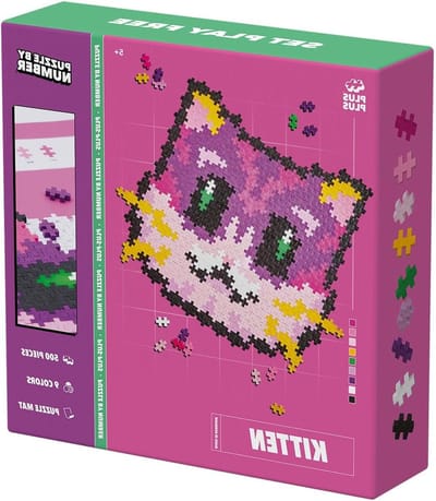Cijferpuzzel Kittens - Educatief Spel - Creativiteit Ontwikkelen - Zonder Lijm - 500 Stukjes - Veelkleurig