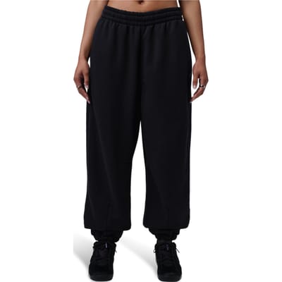 Jordan Brooklyn Trousers Broeken Dames - Zwart - Maat XXL - Katoen Jersey