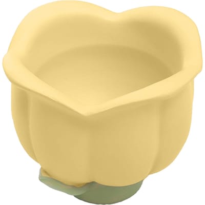 Opbergdoos in bloemvorm Innovatief Schattig Hars Opbergdecoratief Ornament voor Entree Bureau beige