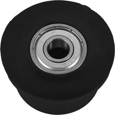 Fitness Rol Wiel - Onderdeel Apparatuur - Spierversterking Thuis - Geluidsarme Technologie - 4x3.3x2.2cm - Zwart