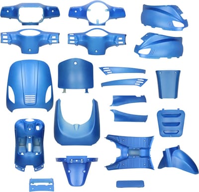 Kappenset Mat Blauw 21 delig voor AGM VX50, BTC Riva