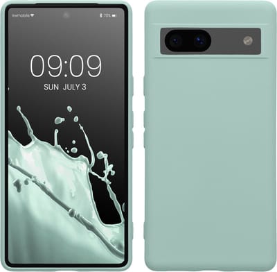 kwmobile telefoonhoesje geschikt voor Google Pixel 7a - Hoesje voor smartphone - Back cover in cool mint