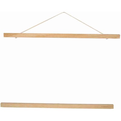 Moderne Magnetische Zaagsel Fotolijst DIY Poster Scroll Prints Kunstwerk Hanger Wit Hout 50CM