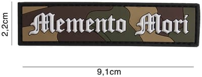 Embleem 3D PVC Memento Mori Woodland
