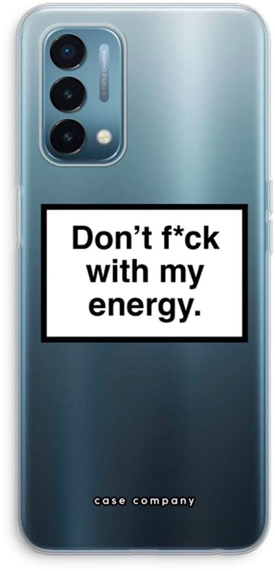 Case Company® - Hoesje geschikt voor OnePlus Nord N200 5G hoesje - My energy - Soft Cover Telefoonhoesje - Bescherming aan alle Kanten en Schermrand