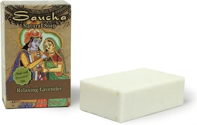 Saucha zeep, Relaxing Lavender, Prabhuji's Gifts, 100% natuurlijk, vegan