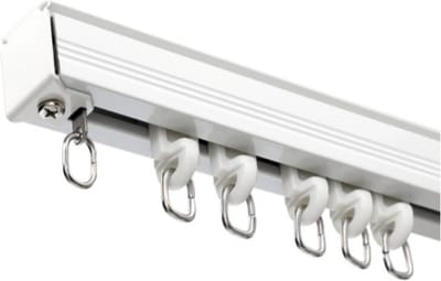Larson – Gordijnrails runners – set van 25 stuks - Wit