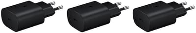 3 stuks OneOne 25W super snellader. Zwarte oplader met USB C. PD en Quick Charge lader adapter past op Google Pixel 7, 7 Pro, 8, 8a, 8 Pro, 9, 9 Pro, 9 Pro XL, 9 Fold, 10, 10 Pro, 10 Pro XL, 10 Fold, C, XL