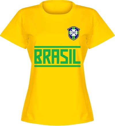 Brazilië Team T-Shirt - Geel - Dames - S