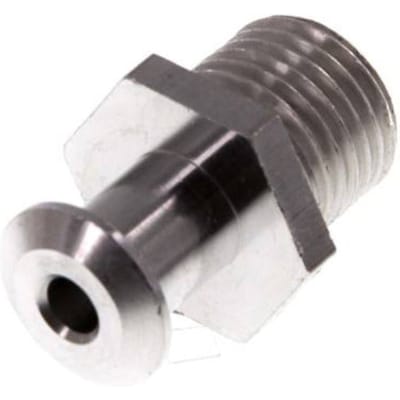 G 1/4'' Buitendraad Aluminum Vacuum Zuignap Fitting DN 4 SW 17 [2 Stuks]