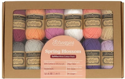 Scheepjes Softfun colour pack 12x20g Spring Blossom