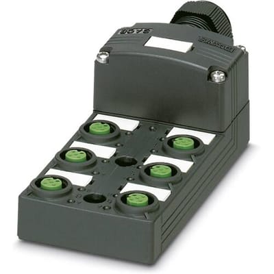 Phoenix Contact SACB-6/12-L-C SCO P 1452835 Passieve sensor/actorbox M12-verdeler met kunststof schroefdraad 1 stuk(s) Piece