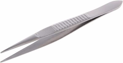 Precisie Pincet - Haar Pincet Wenkbrauw - Wimper Verlenging - Fijne Rechte Punt - 9cm Lengte - Wit