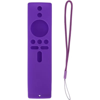 Anti-slip beschermhoes voor afstandsbediening siliconen hoes voor Xiaomi Mi Box S voor Xiaomi Mi TV Stick paars