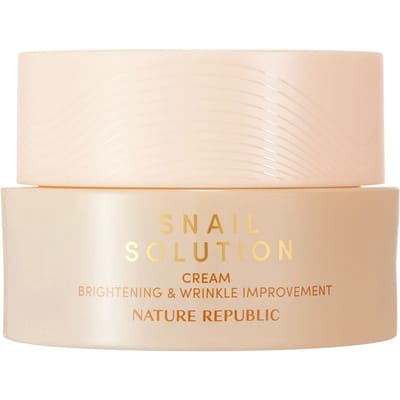 Nature Republic Snail Solution Crème 52ml (3 Opties) 1PCS beige