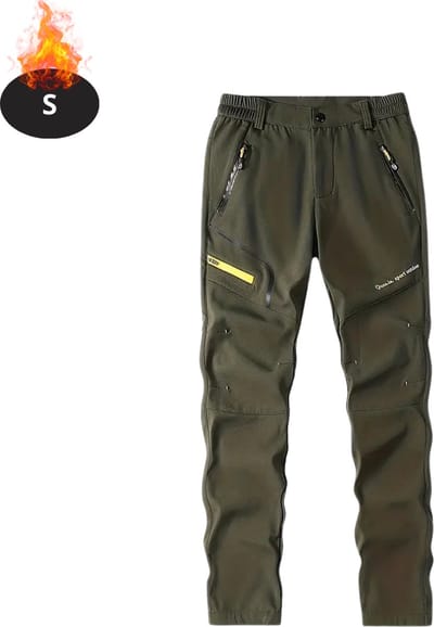 Livano Skibroek - Skipak - Snowboard Broek - Winterbroek - Sneeuwbroek - Heren - Wintersport - Leger Groen - Maat S