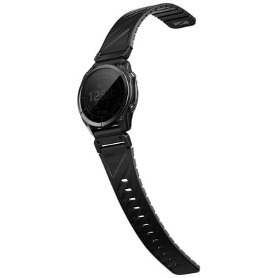 UNIQ Fluo Serie - Garmin Horlogeband - 26mm - Magnetisch - Zwart