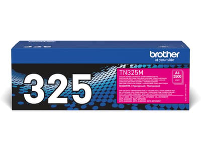 Brother TN325M / TN 325M Magenta Toner: TN325M / TN 325M Magenta Tonercartridge - Lasertoner Magenta