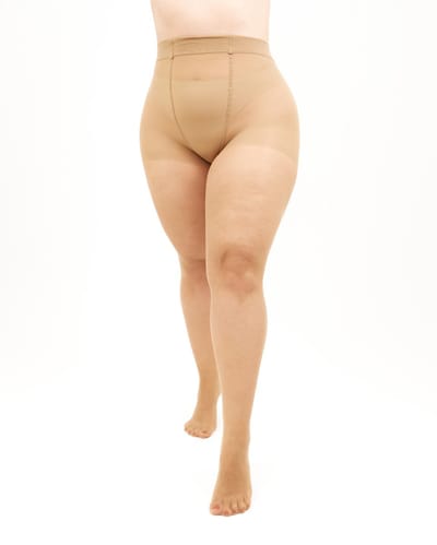 GIULIA Panty - Mollie 20 - Grote Maten - Plus Size - Maatje Meer - Zijde Glans - Korte Benen - 20 Den - 1XL - Daino
