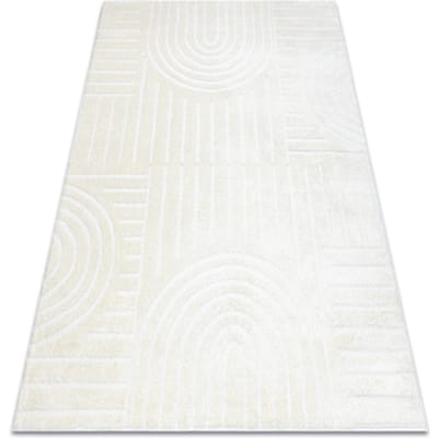 Kleden Rugsx Tapijt modern MODE 8586 geometrisch creme 80x150 cm
