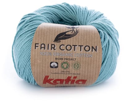 Katia Fair Cotton - 16 turquoise - Biologisch Katoengaren