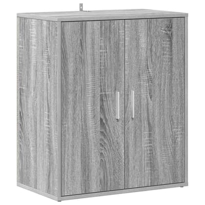 vidaXL Schoenenkast 60x35x70 cm bewerkt hout grijs sonoma eikenkleurig