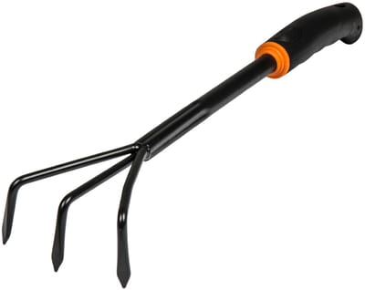 Bradas tuinklauw deluxe 3-tands, 380mm zwart