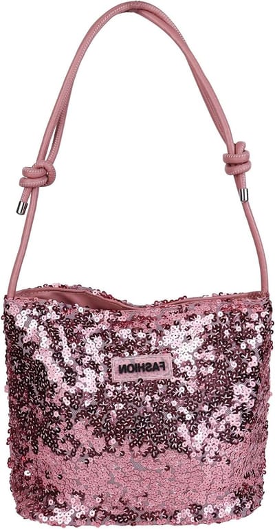 Shiny Sequins Handbag voor Dames - Elegante Tote Bag met Leren Schouderband voor Feestjes, Bruiloften en Avondjes Uit