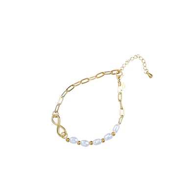 Go Dutch Label Armband (Sieraad) Armband Infinity Pearls Goud