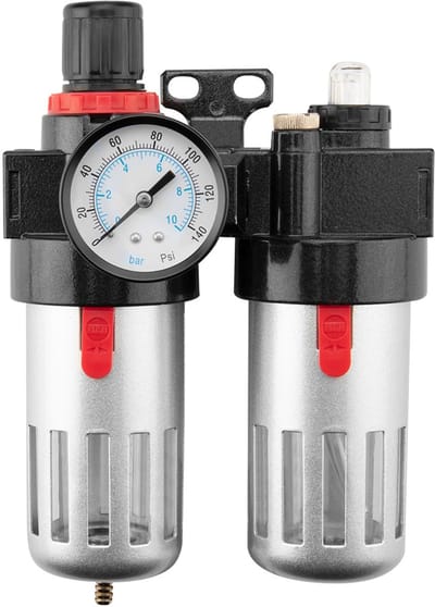 Grupa Topex NEO - Luchtbehandelingsset - Filtratie - Drukregelaar - Metalen Behuizing