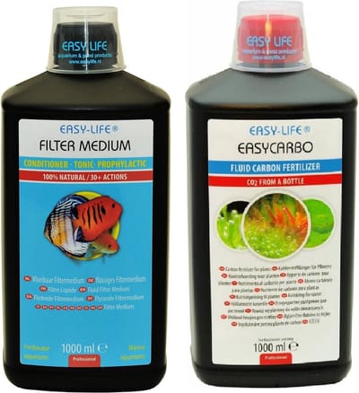 Easy-Life - Filter Medium - Waterverbeteraar + Easy-Life - EasyCarbo - Koolstofvoeding - 2x 1000 ml