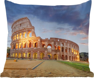 Sierkussens - Kussentjes Woonkamer - 60x60 cm - Italië - Rome - Theater
