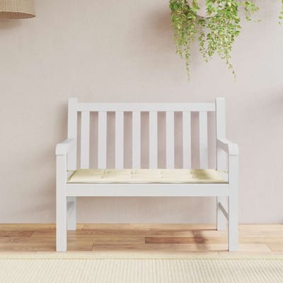 vidaXL - Tuinbankkussen - 100x50x3 - cm - oxford - stof - crèmekleurig