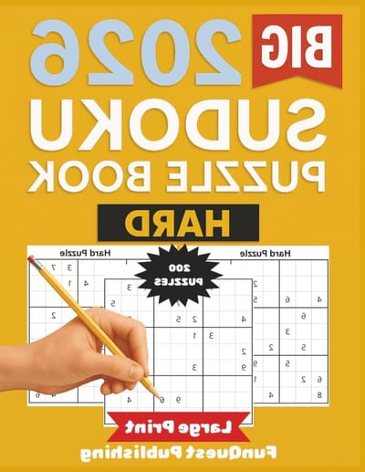 Sudoku Puzzelboek - Logica Spel - Hersenen Trainen - 200 Moeilijke Puzzels - Large Print - Wit